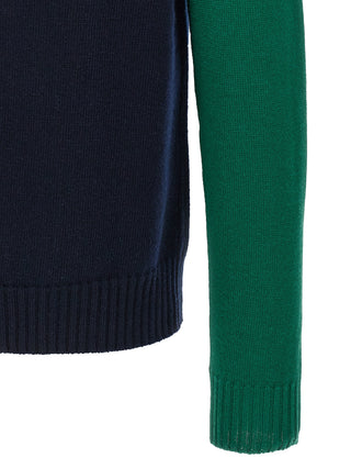 Blue Virgin Wool Cardigan