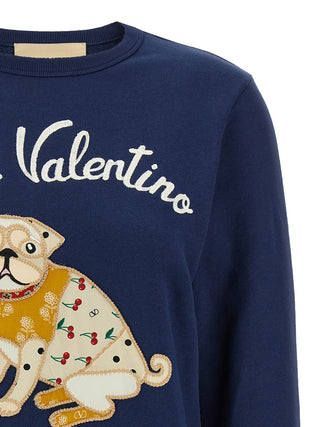Blue Cotton Sweatshirt