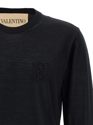Black Virgin Wool Cardigan