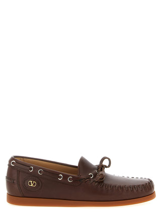 Mocasín de cuero búfalo marrón