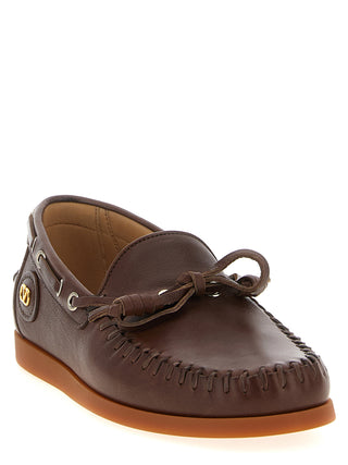 Mocasín de cuero búfalo marrón