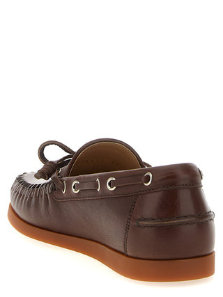 Mocasín de cuero búfalo marrón