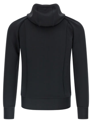 Sudadera negra de poliéster