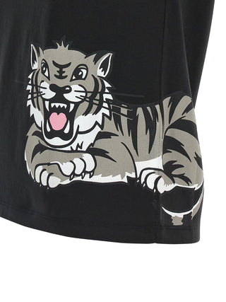 Camiseta de algodón negro