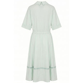 Green Cotton Women Dress