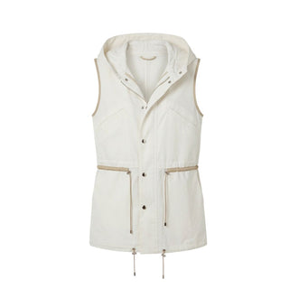 White Cotton Women Jacket