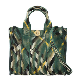 Green Fabric Handbag