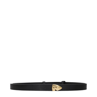 Black Leather Regular Belt