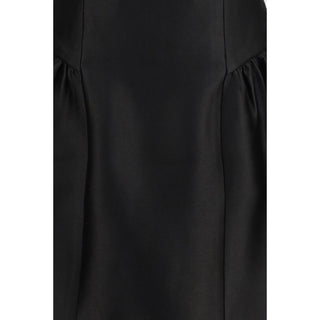 Black Polyester Casual Dress