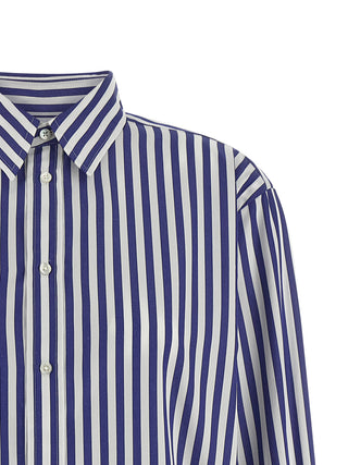 Blusa de algodón azul
