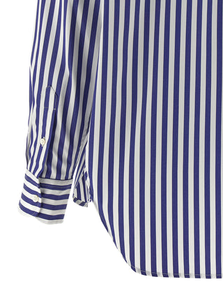 Blusa de algodón azul