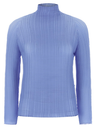Blue Polyester Blouse