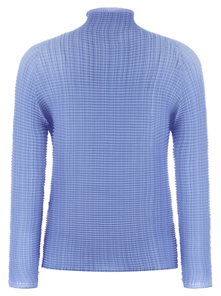 Blue Polyester Blouse