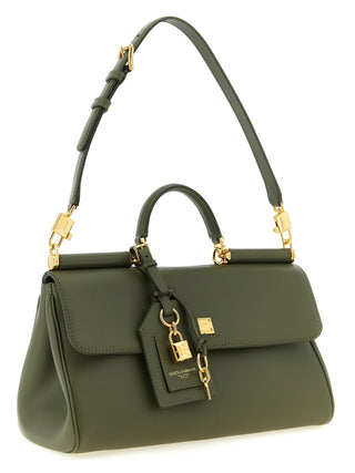 Bicolor Calfskin Handbag
