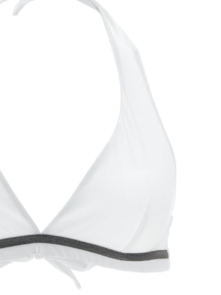 White Polyamide Bikini