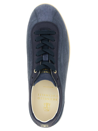 Blue Calfskin Sneakers