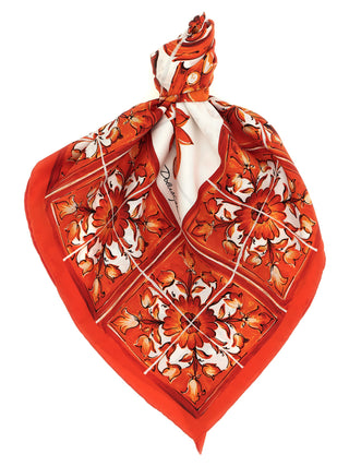Orange Silk Umbrella