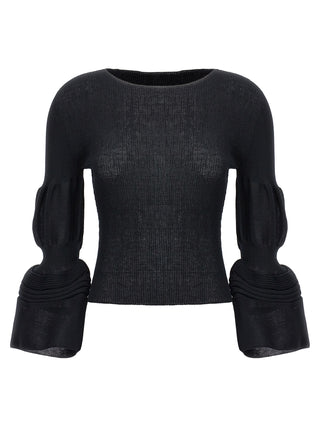 Sudadera negra de poliéster