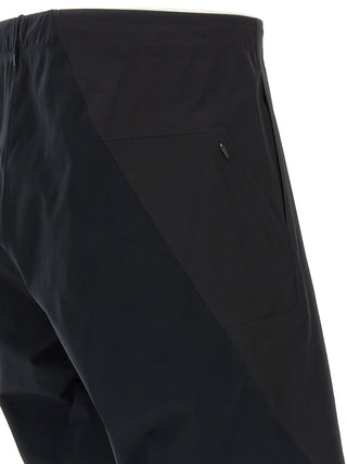 Black Nylon Bermuda Shorts