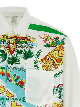 Blusa multicolor de algodón  