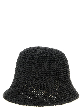 Black Papier Bucket Hat