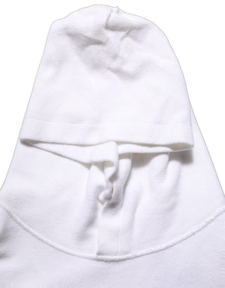 White Blue Stripe Hooded Sweatshirt Sweater
