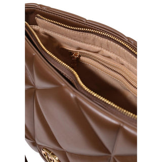 Brown Polyethylene Handbag