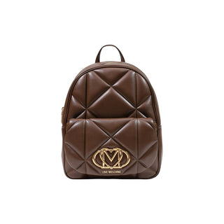 Brown Polyethylene Backpack