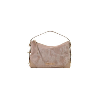 Beige Polyester Handbag