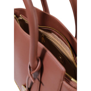 Brown Polyethylene Handbag