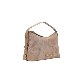 Beige Polyester Handbag