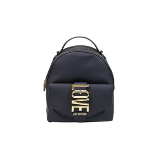 Mochila negra de polietileno