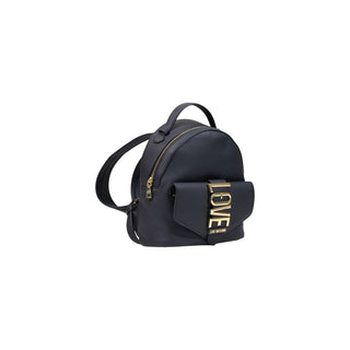 Mochila negra de polietileno