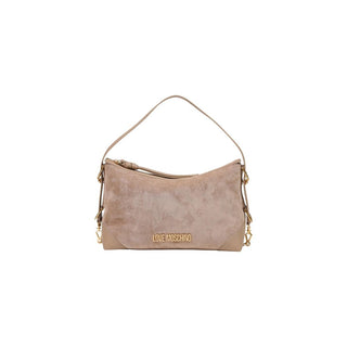 Beige Polyester Handbag