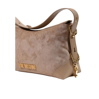 Beige Polyester Handbag