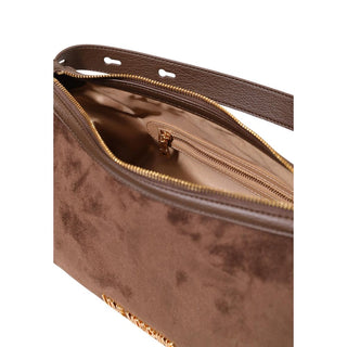 Brown Polyester Handbag