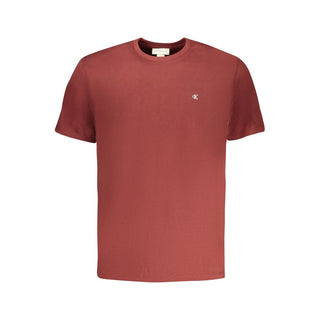 Marrone Cotton Men T-Shirt