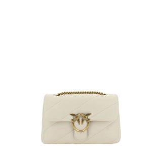 White Calf Leather Bos Taurus Shoulder Bag