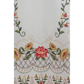 Multicolor Linen Casual Dress