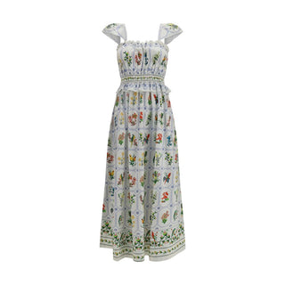 Multicolor Cotton Casual Dress
