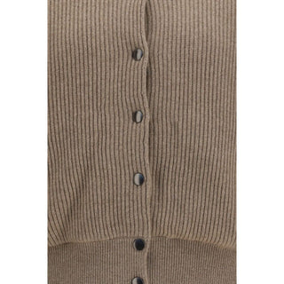 Beige Cashmere Bomber