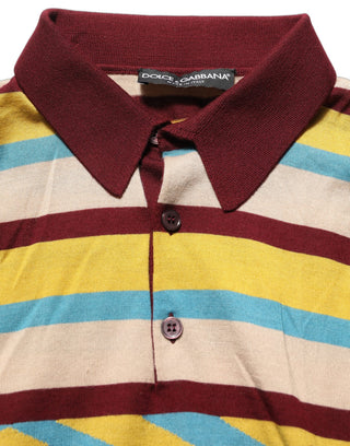 Multicolor Knitted Cashmere Pullover Sweater