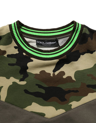 Multicolor Camouflage Sweatshirt Men Sweater