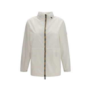 White Polyamide Shell Jacket