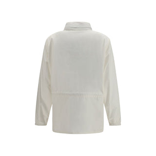 White Polyamide Shell Jacket