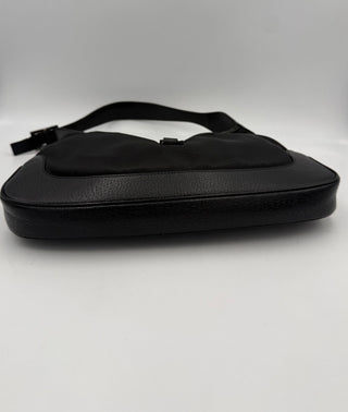 Bolso de mano GUCCI JACKIE de cuero y lona