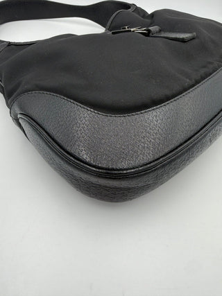 Bolso de mano GUCCI JACKIE de cuero y lona