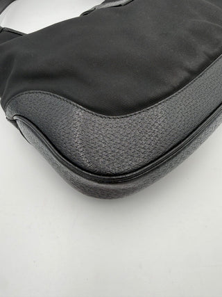 Bolso de mano GUCCI JACKIE de cuero y lona