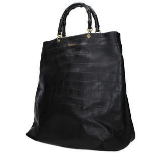 Black Leather Handbag