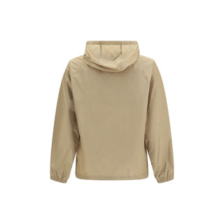 Beige Nylon Shell Jacket